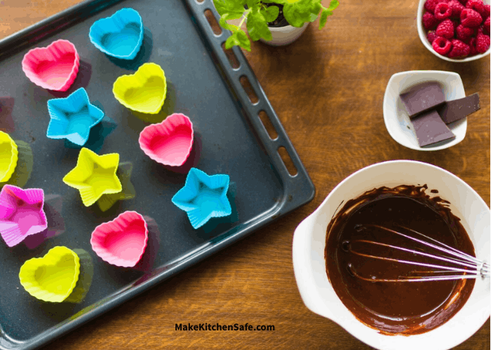 Baking silicone mould