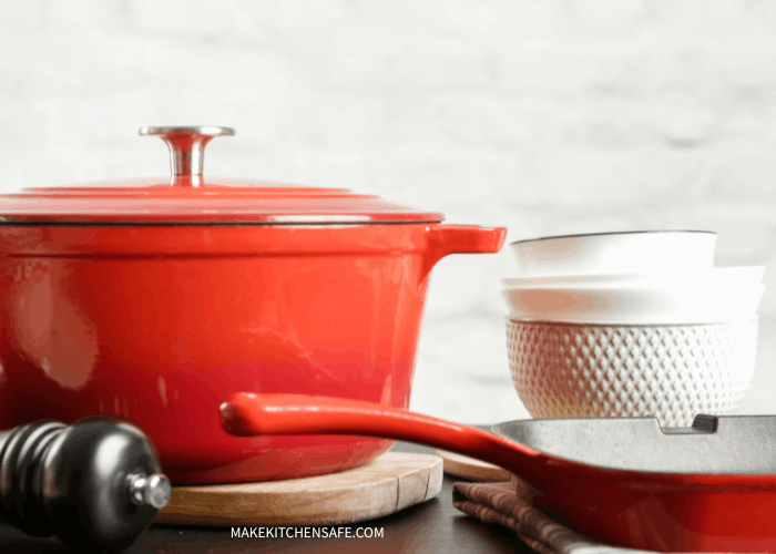 Is Enameled Cast Iron Safe for your kitchen